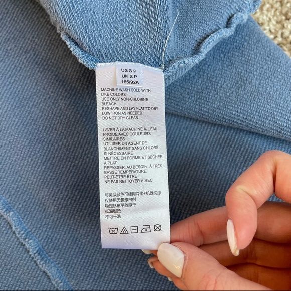 Anthropologie | Pilcro and the Letterpress | Flynn Hoodie | Blue | Size Small - Picture 10 of 11